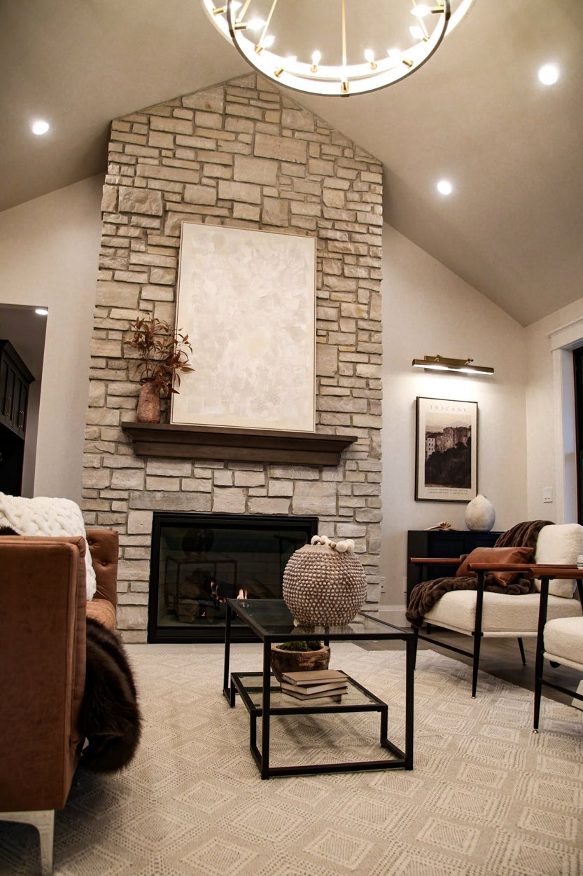Completed Suamico living room